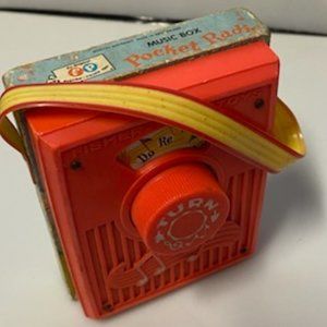 Fisher Price Vintage Music Box Pocket Radio
